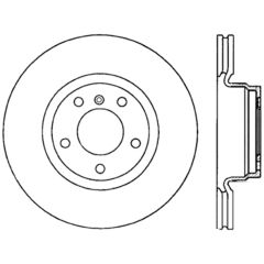 128.34117R - StopTech Sport Cross Drilled Brake Rotor; Rear Right - #128.34117R